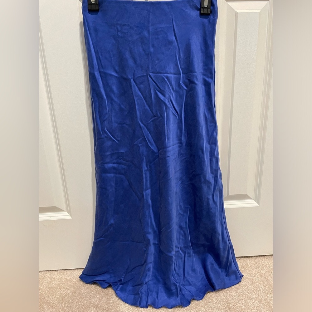 Fifteen Twenty Blue MIDI Skirt NOT FOR SALE - Picture 5 of 9